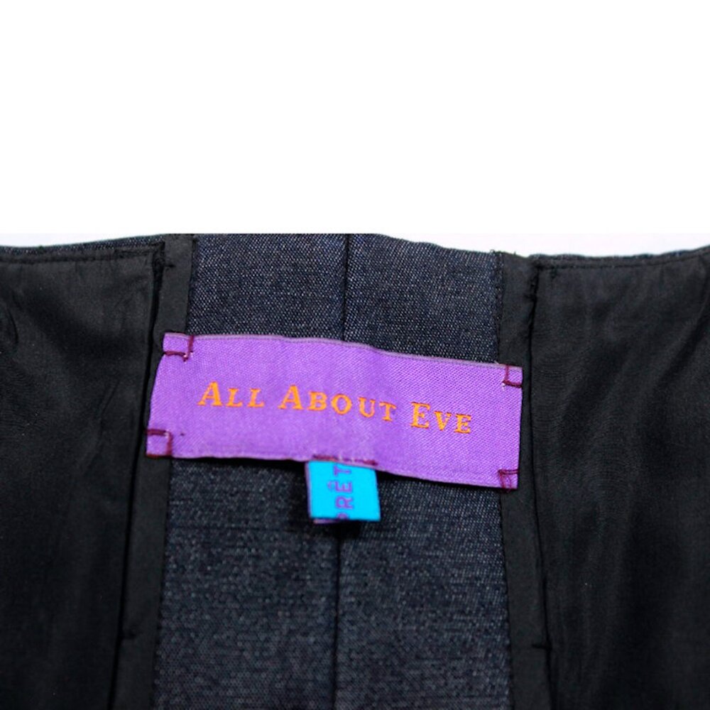 Vintage Y2K ALL ABOUT EVE Germany Cropped Denim Bustier Top - Picture 5 of 10